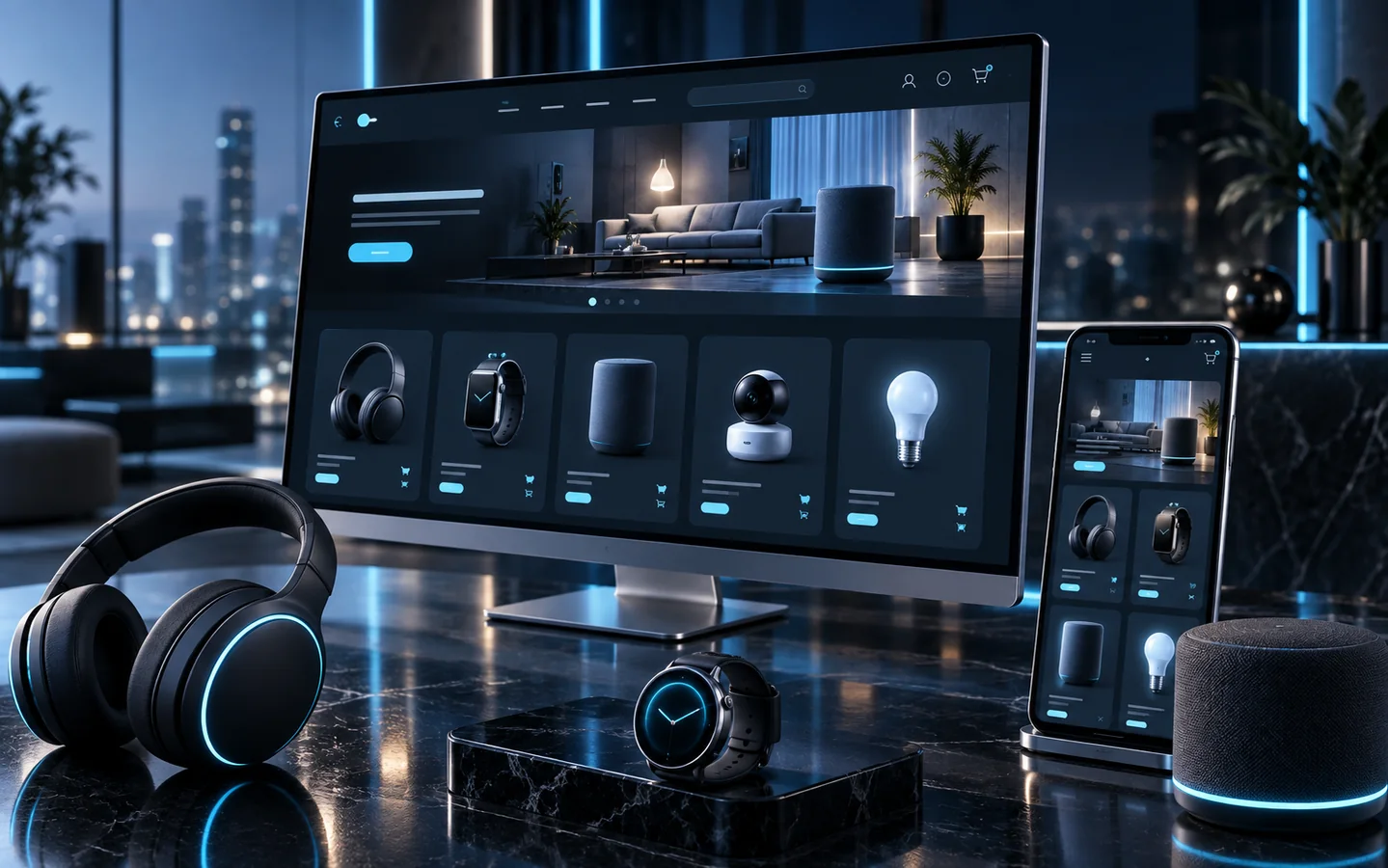 Consumer electronics ecommerce storefront