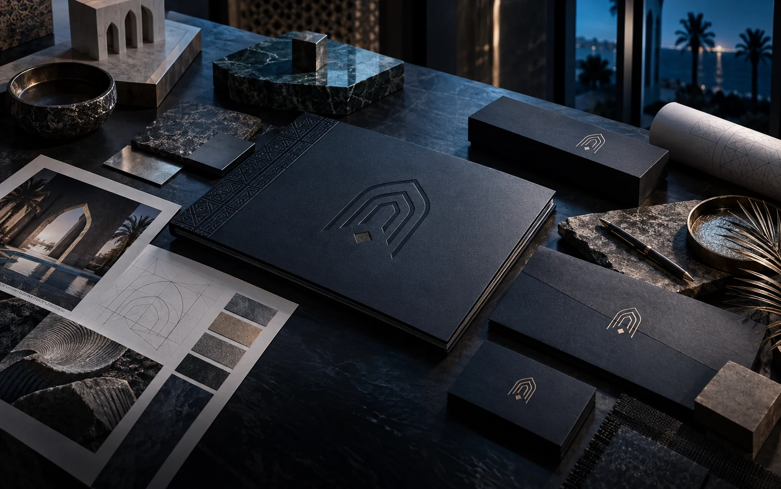 Premium logo and branding presentation